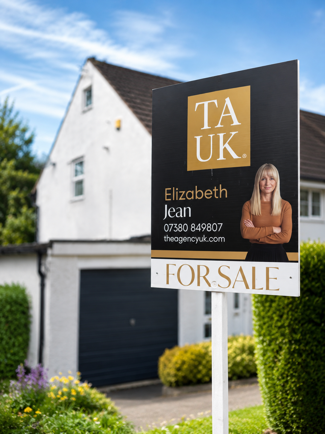 The Agency UK for sale board